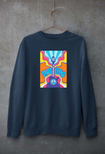 Load image into Gallery viewer, Psychedelic Unisex Sweatshirt for Men/Women-Navy Blue-Ektarfa.online