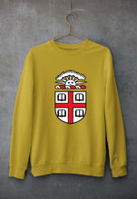 Load image into Gallery viewer, Brown University Unisex Sweatshirt for Men/Women-Mustard Yellow-Ektarfa.online