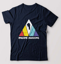 Load image into Gallery viewer, Imagine Dragons T-Shirt for Men-Navy Blue-Ektarfa.online