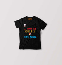 Load image into Gallery viewer, I Have No Selfie Control Kids T-Shirt for Boy/Girl-Black-Ektarfa.online
