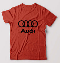 Load image into Gallery viewer, Audi T-Shirt for Men-Brick Red-Ektarfa.online