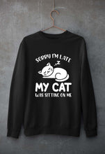 Load image into Gallery viewer, Cat Unisex Sweatshirt for Men/Women-Black-Ektarfa.online