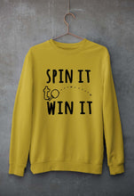 Load image into Gallery viewer, Table Tennie (TT) Unisex Sweatshirt for Men/Women-Mustard Yellow-Ektarfa.online
