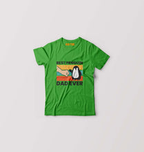 Load image into Gallery viewer, Penguin Dad Kids T-Shirt for Boy/Girl-Flag Green-Ektarfa.online
