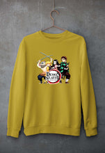 Load image into Gallery viewer, Demon Slayer Unisex Sweatshirt for Men/Women-Mustard Yellow-Ektarfa.online