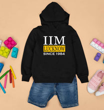 Load image into Gallery viewer, IIM Lucknow Kids Hoodie for Boy/Girl-Black-Ektarfa.online