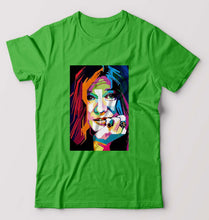 Load image into Gallery viewer, Janis Joplin T-Shirt for Men-flag green-Ektarfa.online