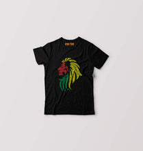 Load image into Gallery viewer, Lion Kids T-Shirt for Boy/Girl-Black-Ektarfa.online