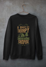 Load image into Gallery viewer, Camping Unisex Sweatshirt for Men/Women-Black-Ektarfa.online
