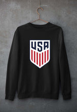 Load image into Gallery viewer, USA Football Unisex Sweatshirt for Men/Women-Black-Ektarfa.online