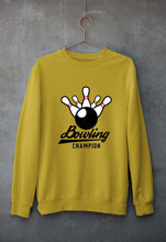 Load image into Gallery viewer, Bowling Champion Unisex Sweatshirt for Men/Women-Mustard Yellow-Ektarfa.online