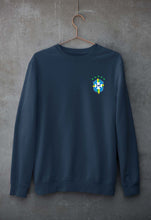 Load image into Gallery viewer, Brazil Football Unisex Sweatshirt for Men/Women-Navy Blue-Ektarfa.online
