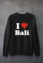 Load image into Gallery viewer, I Love Bali Unisex Sweatshirt for Men/Women-Black-Ektarfa.online