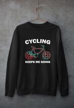 Load image into Gallery viewer, Cycling Unisex Sweatshirt for Men/Women-Black-Ektarfa.online