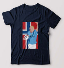 Load image into Gallery viewer, Erling Haaland T-Shirt for Men-Navy Blue-Ektarfa.online