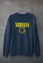 Load image into Gallery viewer, Nirvana Unisex Sweatshirt for Men/Women-Navy Blue-Ektarfa.online