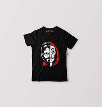 Load image into Gallery viewer, Money Heist The Professor Kids T-Shirt for Boy/Girl-Black-Ektarfa.online
