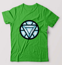 Load image into Gallery viewer, ARC REACTOR Iron Man Superhero T-Shirt for Men-flag green-Ektarfa.online
