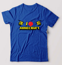 Load image into Gallery viewer, Love Minecraft T-Shirt for Men-Royal Blue-Ektarfa.online