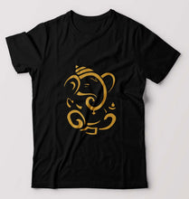 Load image into Gallery viewer, Ganpati JI(Ganesh) T-Shirt for Men-Black-Ektarfa.online