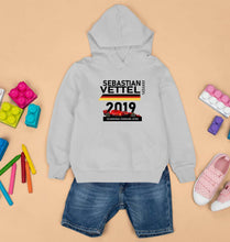 Load image into Gallery viewer, Sebastian Vettel F1 Ferrari Kids Hoodie for Boy/Girl-GREY-Ektarfa.online