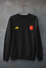 Load image into Gallery viewer, Spain Football Unisex Sweatshirt for Men/Women-Black-Ektarfa.online