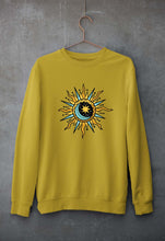 Load image into Gallery viewer, Psychedelic Chakra Unisex Sweatshirt for Men/Women-Mustard Yellow-Ektarfa.online