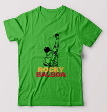 Load image into Gallery viewer, Rocky Balboa T-Shirt for Men-flag green-Ektarfa.online