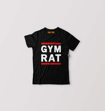 Load image into Gallery viewer, Gym Rat Kids T-Shirt for Boy/Girl-Black-Ektarfa.online