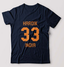 Load image into Gallery viewer, Hardik Pandya winner dinner T-Shirt for Men-Navy Blue-Ektarfa.online