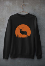 Load image into Gallery viewer, Deer Unisex Sweatshirt for Men/Women-Black-Ektarfa.online
