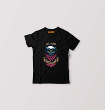 Load image into Gallery viewer, Owl Music Kids T-Shirt for Boy/Girl-Black-Ektarfa.online