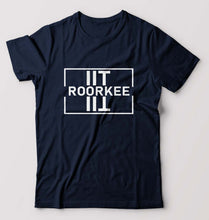 Load image into Gallery viewer, IIT Roorkee T-Shirt for Men-Navy Blue-Ektarfa.online