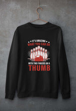 Load image into Gallery viewer, Bowling Unisex Sweatshirt for Men/Women-Black-Ektarfa.online
