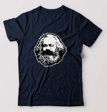 Load image into Gallery viewer, Karl Marx T-Shirt for Men-Navy Blue-Ektarfa.online