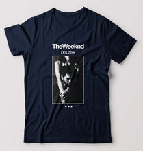 Load image into Gallery viewer, The Weeknd Trilogy T-Shirt for Men-Navy Blue-Ektarfa.online
