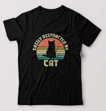 Load image into Gallery viewer, Cat T-Shirt for Men-Black-Ektarfa.online