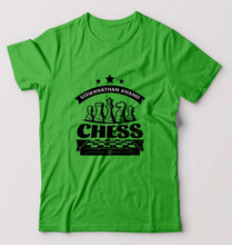 Load image into Gallery viewer, Viswanathan Anand Chess T-Shirt for Men-flag green-Ektarfa.online