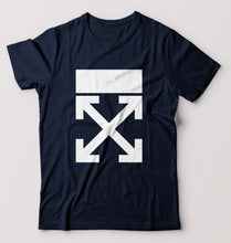 Load image into Gallery viewer, Off-white T-Shirt for Men-Navy Blue-Ektarfa.online