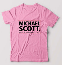 Load image into Gallery viewer, Michael Scott T-Shirt for Men-Light Baby Pink-Ektarfa.online