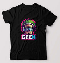Load image into Gallery viewer, Geek T-Shirt for Men-Black-Ektarfa.online