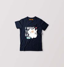 Load image into Gallery viewer, Cat Kids T-Shirt for Boy/Girl-Navy Blue-Ektarfa.online