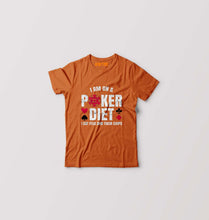 Load image into Gallery viewer, Poker Kids T-Shirt for Boy/Girl-Orange-Ektarfa.online