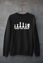 Load image into Gallery viewer, Chess Unisex Sweatshirt for Men/Women-Black-Ektarfa.online