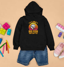 Load image into Gallery viewer, Fishing Kids Hoodie for Boy/Girl-Black-Ektarfa.online