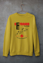 Load image into Gallery viewer, Piano Keyboard Unisex Sweatshirt for Men/Women-Mustard Yellow-Ektarfa.online