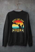 Load image into Gallery viewer, Cat Dad Unisex Sweatshirt for Men/Women-Black-Ektarfa.online