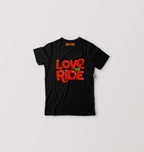 Load image into Gallery viewer, Love to Ride Kids T-Shirt for Boy/Girl-Black-Ektarfa.online