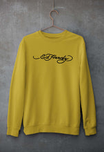 Load image into Gallery viewer, Ed Hardy Unisex Sweatshirt for Men/Women-Mustard Yellow-Ektarfa.online