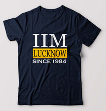 Load image into Gallery viewer, IIM Lucknow T-Shirt for Men-Navy Blue-Ektarfa.online